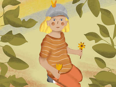 Children's Book Illustration - Isabell childrens book illustration design girl illustration portrait