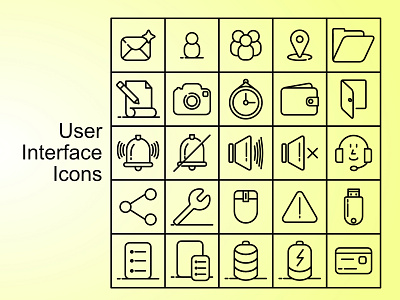 User Interface Icons #2 design icon icons illustration logo ui user interface ux