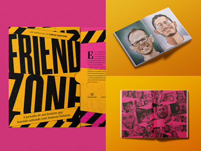 Livro FriendZone - 04 artbook book design design editorial design graphic design