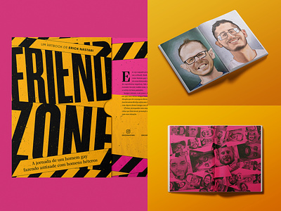 Livro FriendZone - 04 artbook book design design editorial design graphic design