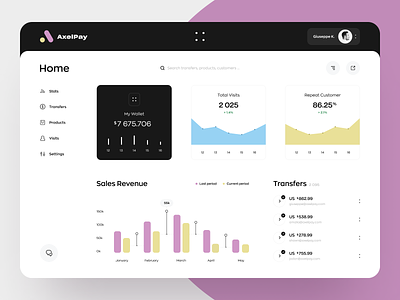 E commerce analytics dashboard concept