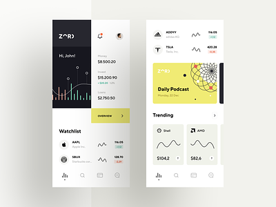 Easy saving and investing application 2020 app design cases charts dashboard data finances fintech graphics illustration investment ios mobile portfolio product design stock stocks trading ui ux
