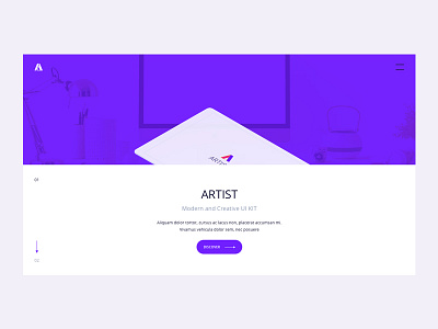 Artist UI Kit for Creatives