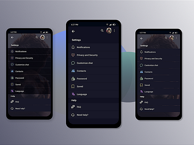 Settings UI Design