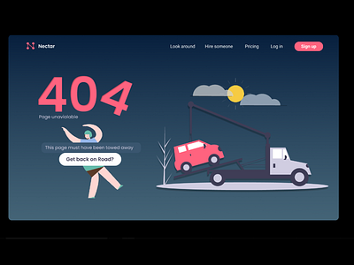 404 Page not found: Creative 404 404error adobexd app branding creative dailyui darkmode design figma pagenotfound ui ux