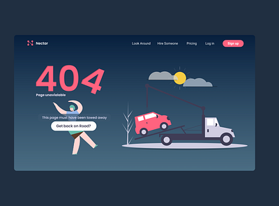 404 Error Page: UI 404 404error adobexd dailyui darkmode design figma illustration pagenotfound ui uiux ux