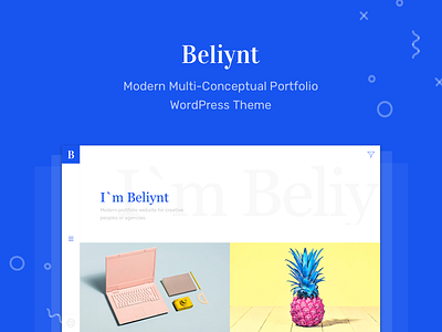 Beliynt - Modern Multi-Conceptual Portfolio WordPress Theme