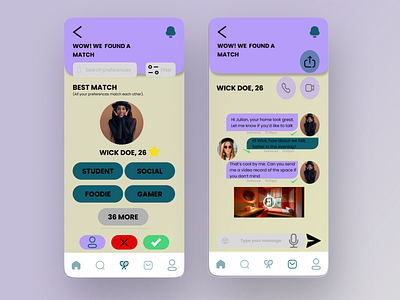 Roomie Mobile Application design mobile app product design ui ux