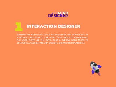 Who's an Interaction Designer branding design mobile app product design