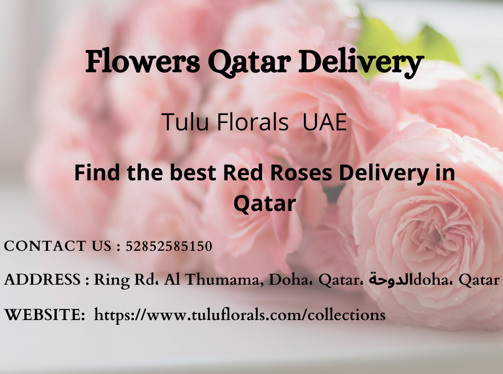 Flowers qatar delivery Tuluflorals UAE by tulu on Dribbble