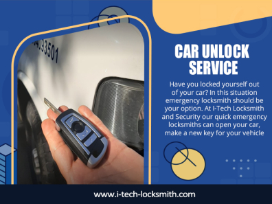 Car Unlock Service by I-Tech Locksmith - Arlington on Dribbble