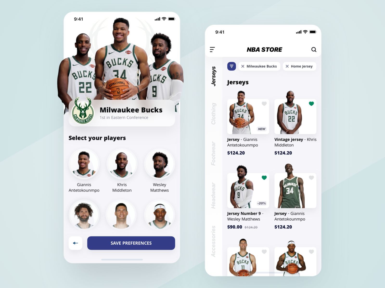 nba store antetokounmpo