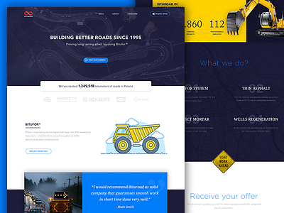 Bituroad Landing Page