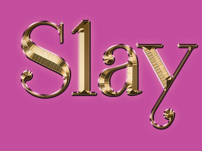 Slay background banner flyer illustration logo web design