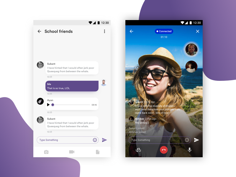 Video Chat Ui Design Ux Design Indiefolio