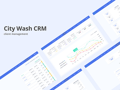 City Wash - CRM 200apps app clients design desktop hebrew management reports screens ui web