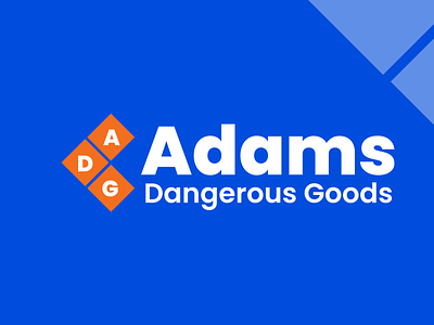 Adams Dangerous Goods - Logo & Brand Identity brand identity branding chemicals dangerous goods graphic design logo logo design safety
