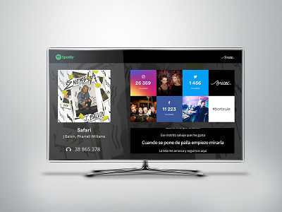 Screen TV Spotify