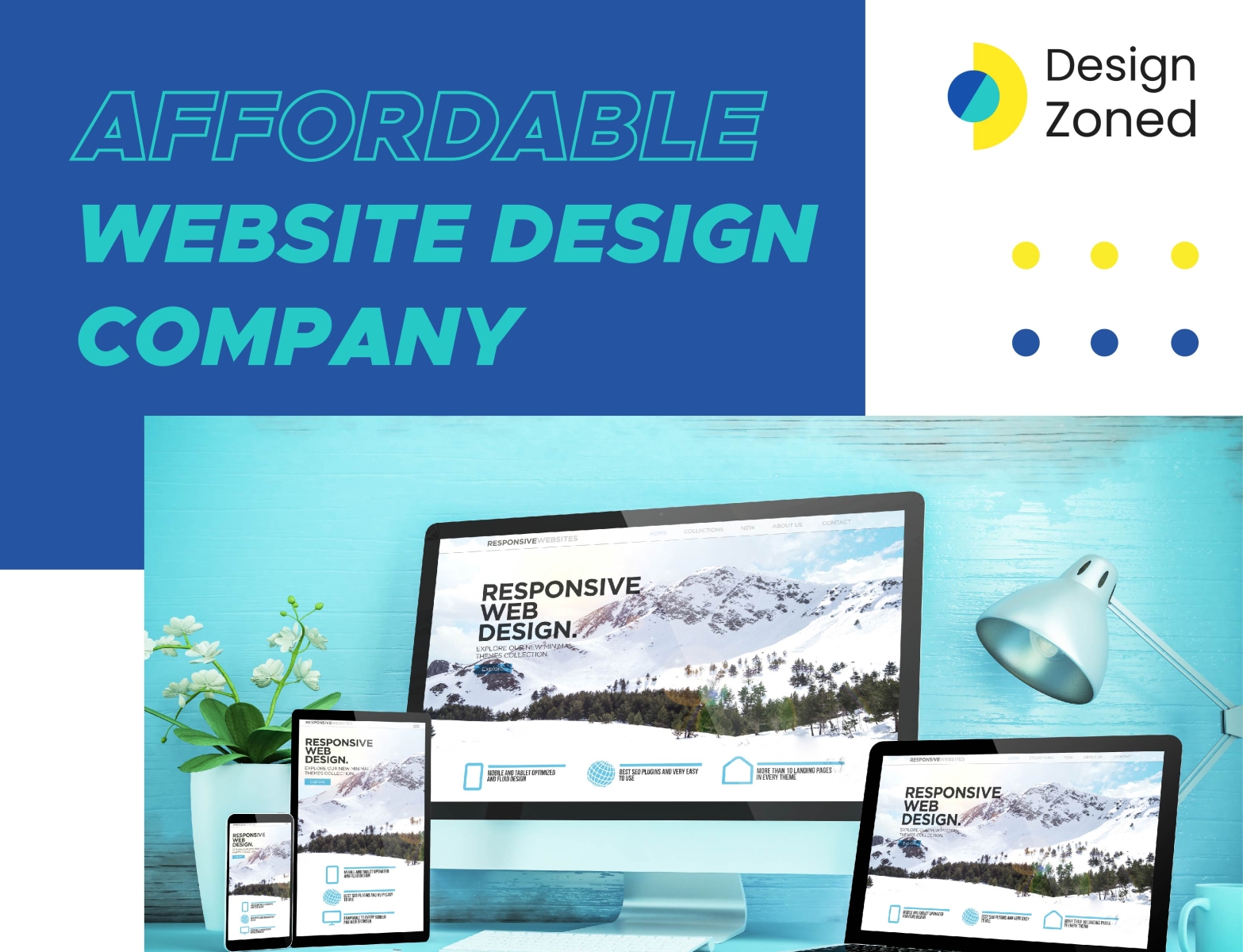 Cheap and Affordable Website Design Company by Design Zony on Dribbble