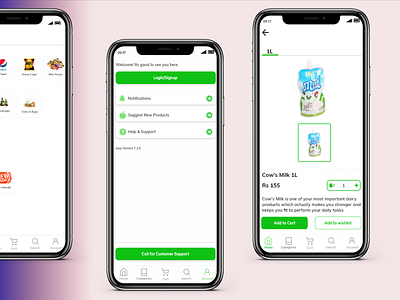 Grocery Shopping App (Part 2) grocery shopping app shopping app ui ui design ux