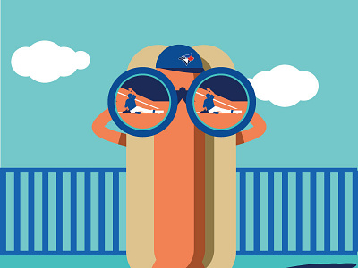 CloseCall hotdog illustration