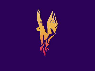 Fire bird LOGO branding design graphic design illu illustration logo motion graphics ui ux vector