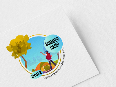 LOGO DESIGN company profile graphic design logo logo design summer camp logo