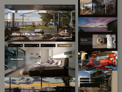Villas La Mer Veritas design ui ux web webdesign