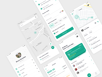 Forward - Delivery & Tracking App app app design delivery ui ux ui