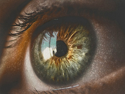 The Eye that Sees All adobe photoshop art eye illustration photo manipulation water paint