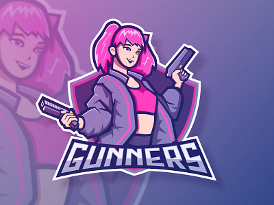 Gunner Mascot logo