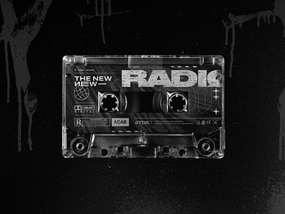 The New New Radio — #4 Edition band cassette punk rock type typography