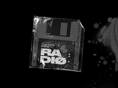 The New New Radio — #5 Edition band diskette punk rock type typography