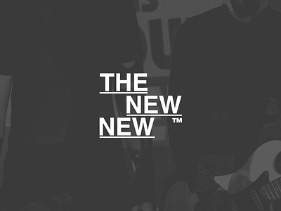 The New New - Logo ad band facebook logo music promo punk rock the new new