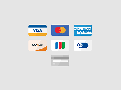 Credit Cards - Freebie card color credit credit card flat minimal shadow simple small