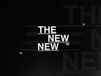 The New New - Identity redesign band brand branding grunge punk rock type typography