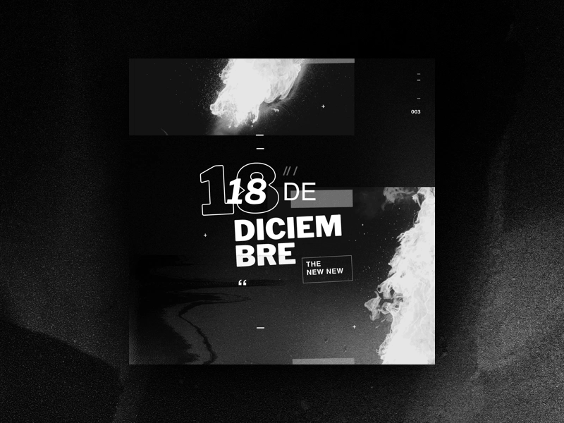 The New New - 18 de diciembre - Single band brand branding grunge punk rock type typography