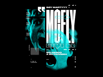MCFLY · Ca7riel backtothefuture mcfly trap type typeface typography