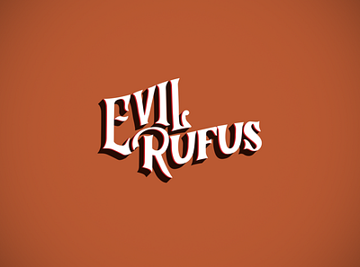Evil Rufus - Logo branding design graphic design illustration logo typography vector