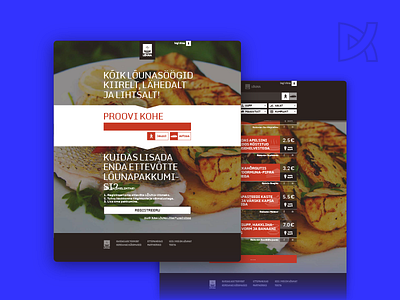 Lõuna (Lunch) css demo food graphic design html location lunch product strategy ui ux web design
