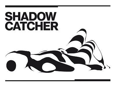 Shadowcatcher 3d adobe illustrator body modo stripes woman