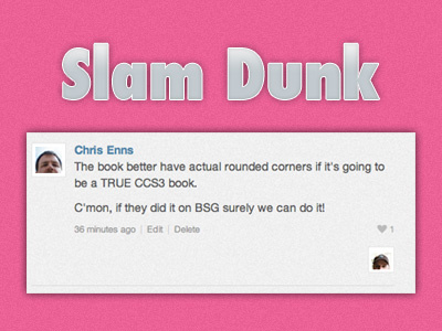 I'm Retiring from Dribbble. slam dunk