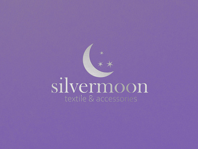 Silvermoon logo design brand identity branding graphic design logo logo design