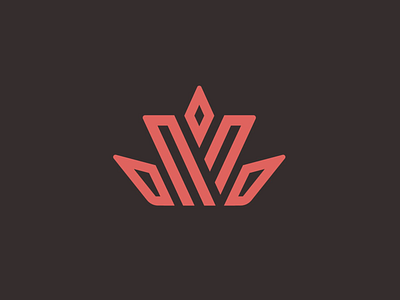 V Crown Logo branding design identity logo logo design monogram logo typography vector