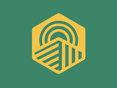 Architecture and Sun icon branding design icon identity illustration logo logo design vector
