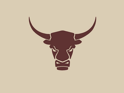 Bull's Head Logo/Icon branding design identity illustration logo logo design vector