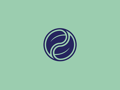 Leaf Yin Yang icon branding design icon identity illustration logo logo design vector