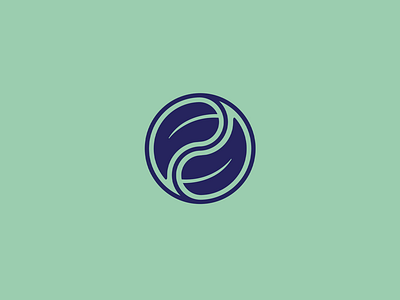 Leaf Yin Yang icon