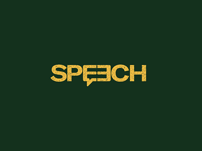 Speech Logo branding design icon identity illustration logo logo design logotype typography vector wordmark