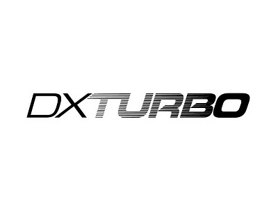 DXTurbo logo branding identity illustration logo print typography